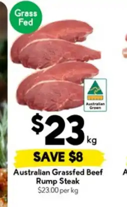 Drakes Australian grassfed beef rump steak offer