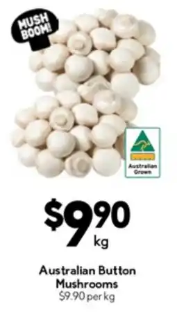 Drakes Australian button mushrooms offer