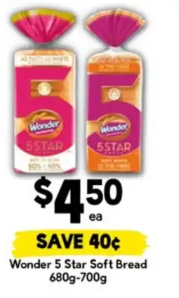 Drakes Wonder 5 star soft bread offer