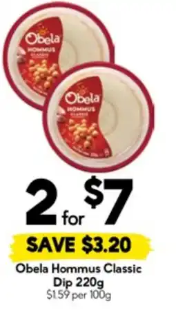 Drakes Obela hommus classic dip offer