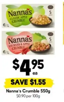 Drakes Nanna's crumble offer