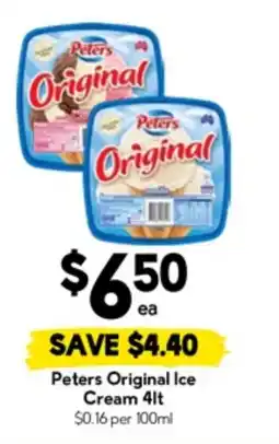 Drakes Peters Original Ice Cream offer