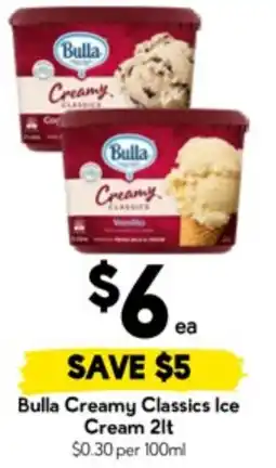 Drakes Bulla creamy classics ice cream offer