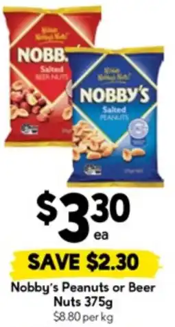 Drakes Nobby's peanuts or beer nuts offer