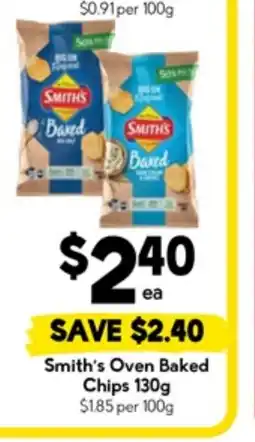 Drakes Smith's oven baked chips offer
