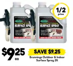 Drakes Brunnings outdoor & indoor surface spray offer