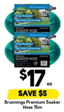 Drakes Brunnings premium soaker hose offer