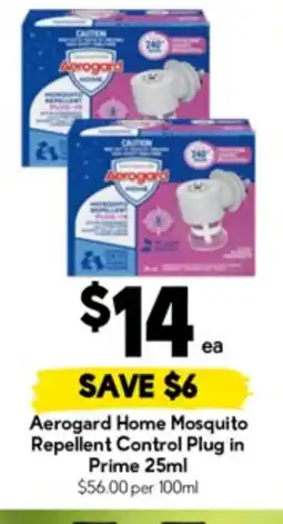 Drakes Aerogard home mosquito repellent control plug in prime offer