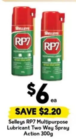 Drakes Selleys rp7 multipurpose lubricant two way spray action offer