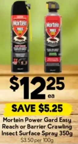 Drakes Mortein power gard easy reach or barrier crawling insect surface spray offer