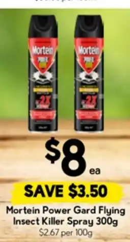 Drakes Mortein power gard flying insect killer spray offer