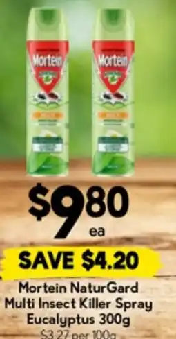 Drakes Mortein naturgard multi insect killer spray eucalyptus offer