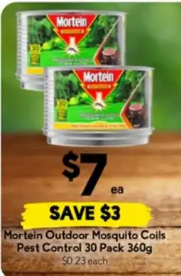 Drakes Mortein outdoor mosquito coils pest control offer