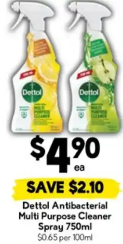 Drakes Dettol antibacterial multi purpose cleaner spray offer