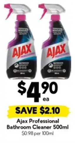 Drakes Ajax professional bathroom cleaner offer