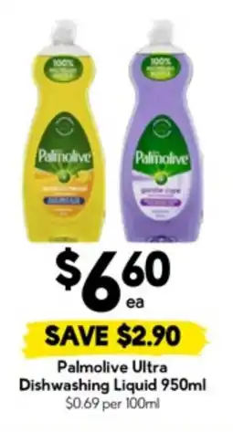 Drakes Palmolive ultra dishwashing liquid offer