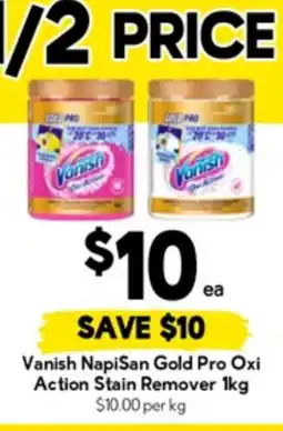 Drakes Vanish napisan gold pro oxi action stain remover 1kg offer