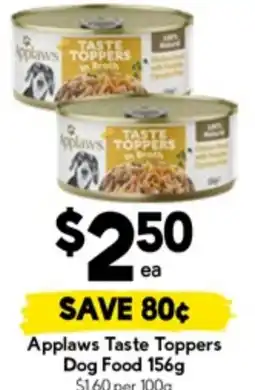 Drakes Applaws Taste Toppers Dog Food offer