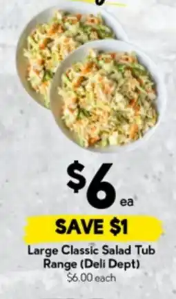 Drakes Large classic salad tub range (deli dept) offer