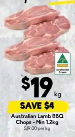 Drakes Australian lamb bbq chops - min offer