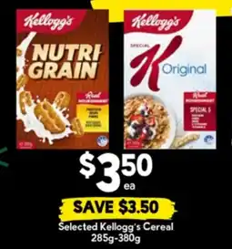 Drakes Selected Kellogg's Cereal offer