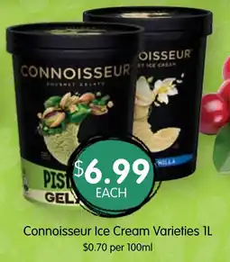 Spudshed Connoisseur ice cream varieties offer