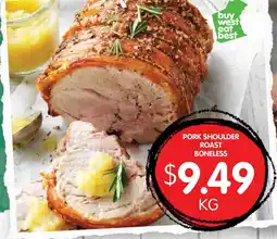 Spudshed Pork shoulder roast boneless offer