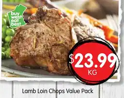 Spudshed Lamb loin chops value pack offer