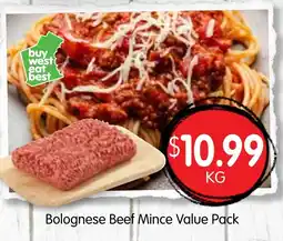 Spudshed Bolognese beef mince value pack offer