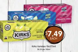 Spudshed Kirks varieties offer