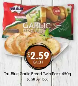 Spudshed Tru-blue garlic bread twin pack offer