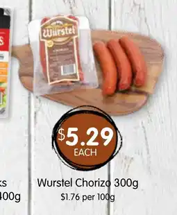 Spudshed Wurstel Chorizo 300g offer