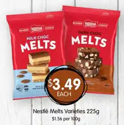 Spudshed Nestlé melts varieties 225g offer