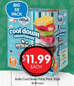 Spudshed Bulla Cool Down Party Pack 30pk offer