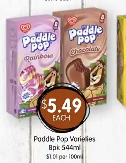 Spudshed Paddle Pop Cyclone offer