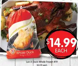 Spudshed Luv A Duck Whole Frozen #19 offer