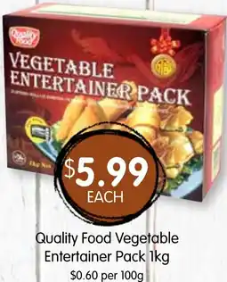 Spudshed Quality Food Vegetable Entertainer Pack offer