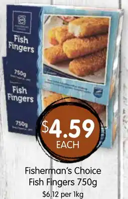 Spudshed Fisherman's Choice Fish Fingers offer