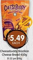 Spudshed Cheesebuddy Brazilian Cheese Bread offer