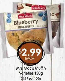 Spudshed Mrs Mac's Muffin Varieties offer
