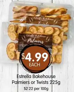 Spudshed Estrella Bakehouse Palmiers or Twists offer