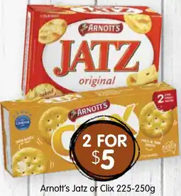 Spudshed Arnott's Jatz or Clix offer
