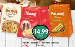 Spudshed Paluani Pandoro or Panettone Varieties offer