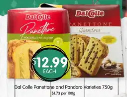 Spudshed Dal Colle Panettone and Pandoro Varieties offer