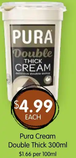 Spudshed Pura Cream Double Thick offer
