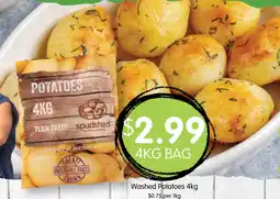 Spudshed Washed Potatoes offer