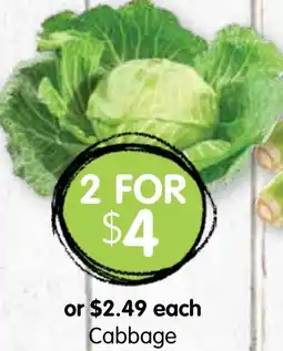 Spudshed Cabbage offer