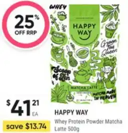 Healthy Life Happy way Whey Protein Powder Matcha Latte offer