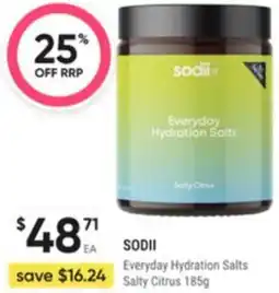 Healthy Life Sodii Everyday Hydration Salts Salty Citrus offer