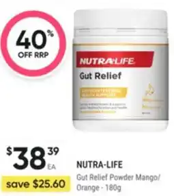 Healthy Life NUTRA-LIFE Gut Relief Powder offer